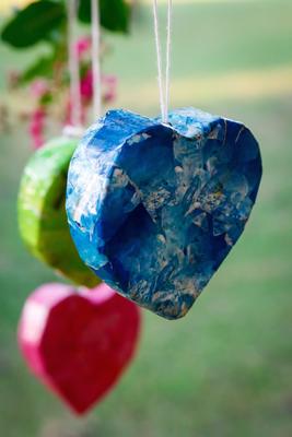 Paper Heart Ornament