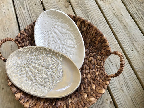 Oval Pottery Platter